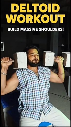 DELTOID WORKOUT: Build MASSIVE Shoulders with These Heavy Lifts! #viral #short #fitness