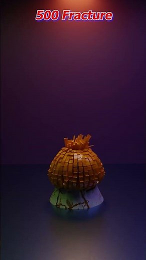 Blender Destruction Simulation 2026 💥 New Update Physics #blender#shorts