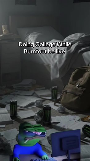 Doing College While Burntout be like #college #burnout #cringe #relatable #tired @Ranger Wood