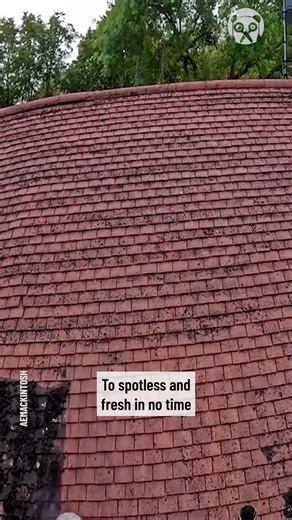Dramatic transformation of dirty roof | Creative Ideas