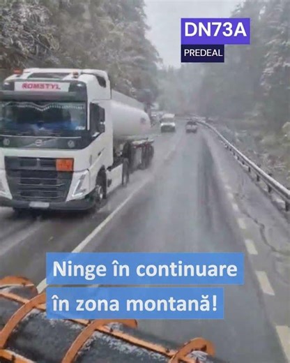 ❄Ninge în continuare la munte!