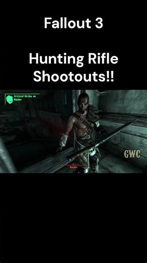Fallout 3 | Is the Hunting Rifle the best gun Pound-for-Pound?!?! #fallout #shorts #viral