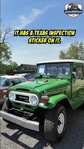 It's a 1978 Toyota Land Cruiser - the ultimate off road machine?