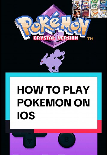 How to play Pokemon Games on iOS! #pokemon #apple #ios #gameboy #gba #rom #delta #fyp #foryoupage❤️❤️