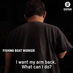 212K views · 913 reactions | Thousands of people who fish & process seafood sold at supermarkets are working in unsafe conditions. Act now to demand supermarkets help end the human suffering behind our food. | Oxfam | Facebook
