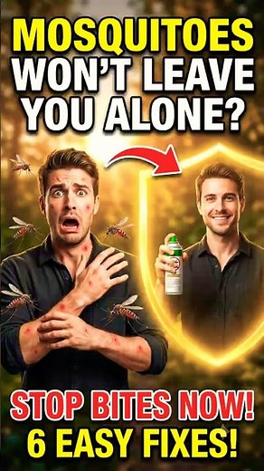 🦟 Mosquitoes Won't Leave You Alone? 6 Easy Fixes That Actually Work!