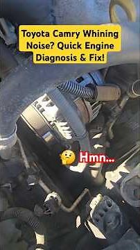 Mechanic Be Like Toyota Camry Whining Noise? Quick Engine Diagnosis & Fix! #shorts #toyota #mechanic