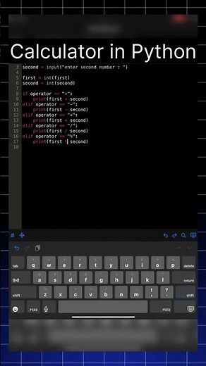 How to make a Calculator in Python 🐍 (Easy Tutorial)#tech #calculator #beginners #ai