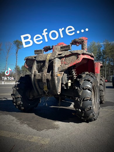 Squeaky clean and ready to roll! #FreshRide #CleanMachine #AdventureReady #knightatv #ATVlife | Knight ATV