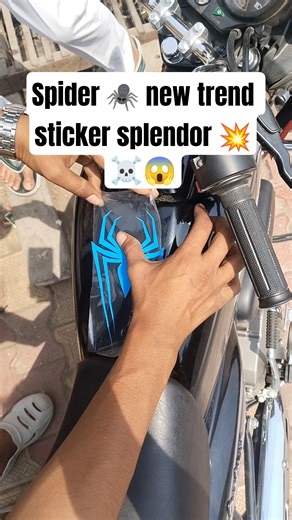 #short splendor new logo spider 🕷️☠️😱#youtubeshorts #splendor #viral #subscribemychannel