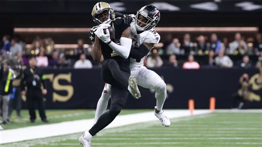 Carr goes deep to A.T. Perry at end of third quarter | Saints-Falcons Highlights