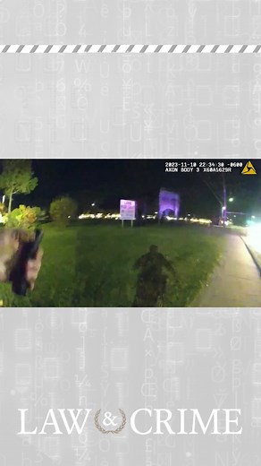 WATCH: Bodycam video out of Gurnee, Illinois shows an alleged drunk driver slamming into a stopped police car on Nov. 10. Police K9 Hawk was inside the patrol car during the crash. Authorities said the officer and K9 Hawk were not injured. The driver was arrested and faces several charges. | Law&Crime