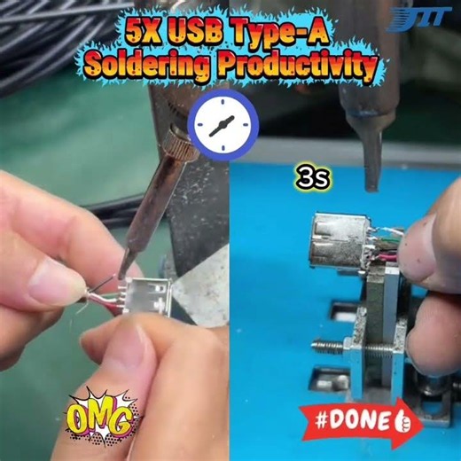 Boost Your USB Type-A Cable Production Efficiency by 5X!