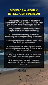 Sign of a highly intelligent person #psychologyfacts #quotes #motivation #mindset #lifestory #highlight | Ika Deviana Real