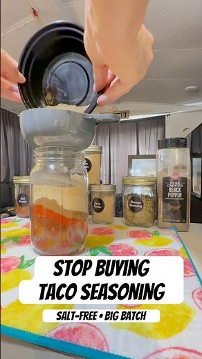Stop Buying Taco Seasoning | Easy Salt-Free Big-Batch Recipe