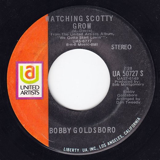 Bobby Goldsboro - Watching Scotty Grow / Water Color Days