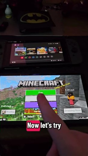 Minecraft on the Switch 2 compared to Minecraft on switch #nintendo #switch2 #minecraft #switch