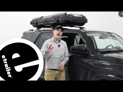etrailer | A Closer Look at the Inno Gear Case 720 Rooftop Cargo Box on a 2024 Toyota 4Runner