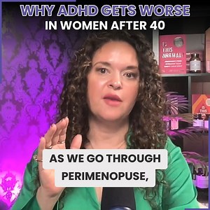 🧠 Why do so many women discover their ADHD during perimenopause? If you've been following our menopause conversations, you might be surprised by this shift to ADHD. But here's what we're learning: the two are deeply connected. In this powerful clip, Dr. Jolene Brighten explains why ADHD symptoms often become impossible to ignore after 40. The hormonal changes that happen during perimenopause don't just affect hot flashes and sleep – they unmask ADHD that may have been quietly managed for decade