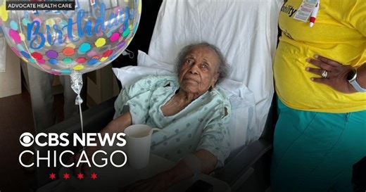 105-year-old woman celebrates birthday at Chicago hospital