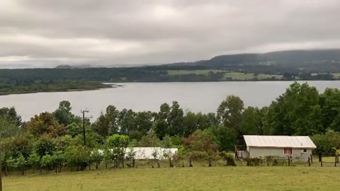 Chile landscape goes dark during total solar eclipse