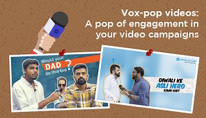 ✔️Vox-pop videos: A pop of engagement in your video campaigns