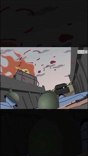 WW2 D-Day Omaha Beach Stickman Animation. #waranimation #fyp #animationtiktok #ww2