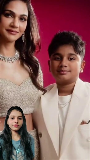 Allu Sneha Reddy with her daughter Arha and son Ayaan 😍 #trending #shortvideo #viral #reel#ytshorts