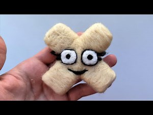 ASMR Math Lore Multiplication (Soup Earth Society version) Needlefelt Wool Art