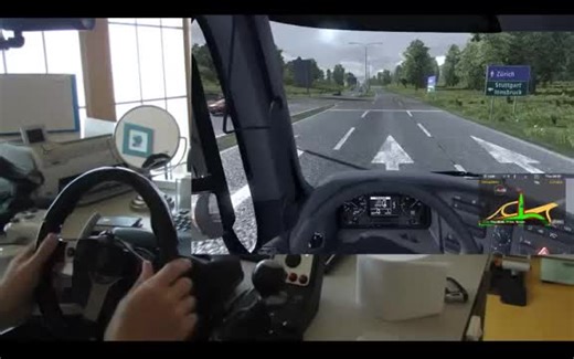 Euro Truck Simulator ETS2 欧洲卡车模拟 使用TrackNP 5/TrackIR 5 头瞄效果