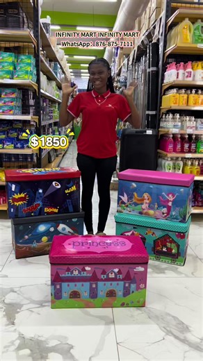 INFINITY MART 📍32 Eastwood Park Rd, Kingston WhatsApp：876-875-7111#kids #foldingbox