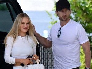 Glen Powell and Michelle Randolph Vacation Together in Miami