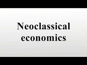 Neoclassical economics