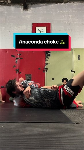 Slick anaconda choke setup 🐍 #bjj #jiujitsu #brazilianjiujitsu