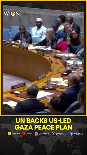 UN Security Council Approves Trump’s 20-Point Gaza Peace Plan | WION