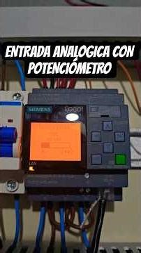 Learn how to use analog inputs with the Siemens LOGO! #electronics #electricity #automation