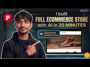 How to Build Ecommerce Website with AI in 2026( Google Ai Studio + Vibe Coding)