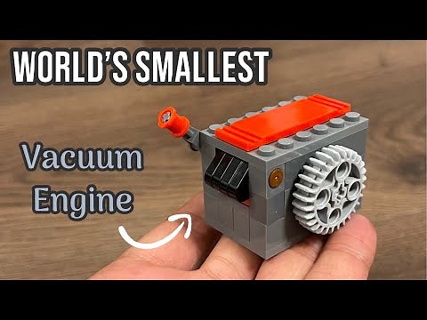 8640 RPM World’s Smallest LEGO Vacuum Engine!!!