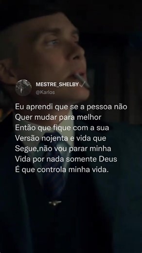 Reflexões de Tommy Shelby para Status no WhatsApp