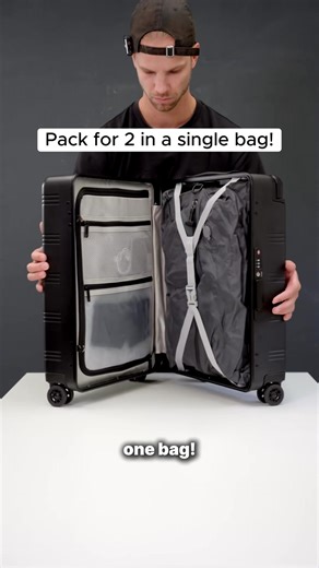✨ Pack for 2 in a single bag! With 2packbag you both get up to 60% more space. That means no arguments over who gets more room and no stress about paying extra fees. Clothes shrink down, stay fresh, and you skip check-in lines and baggage claim. Traveling together becomes easier and more enjoyable when you only carry one. Right now, you can get a 50% discount with a free mini air pump included. But only until midnight tonight. Order today and enjoy a 100-day money-back guarantee. But hurry - Inv