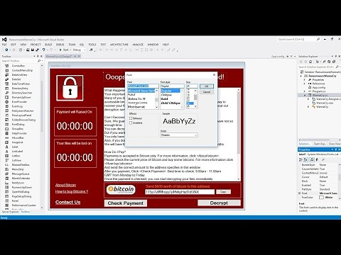 How to Make Ransomware Wanna Cry Virus Clone in C# Part 1