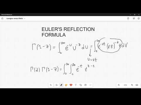 Derivation of Euler reflection formula