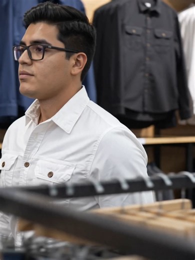 Camisa estilo occidental para hombre — manga larga y algodón transpirable