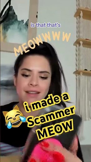 Making a scammer MEOW
