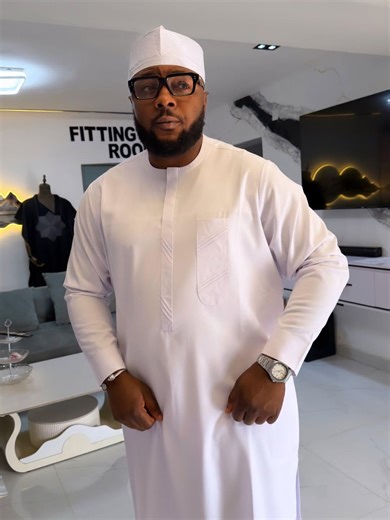 Modern Men's Long Kaftan: Nigerian African Attire - Long Sleeve Top & Pant Set - Etsy