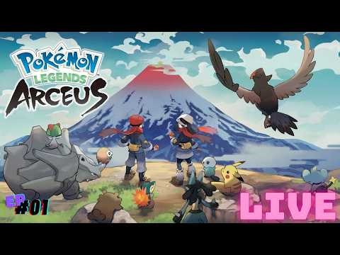 NEW BEGINNING !! Pokemon legends arceus live part 1