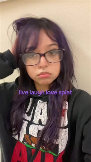 #splat #purple #purplehair #hairdye #hair