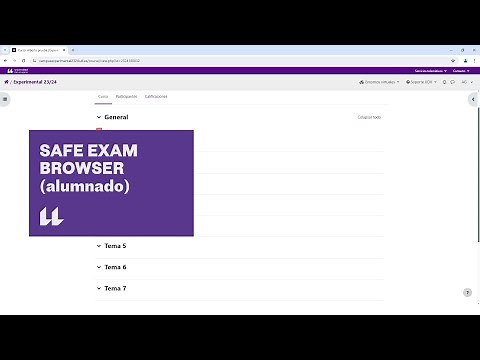 Moodle: Safe Exam Browser (alumnado)