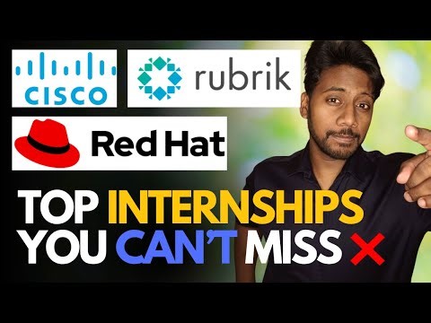 Software Engineer Intern 2025 | Red Hat, Cisco, Rubrik | ₹45K–₹1L Stipend