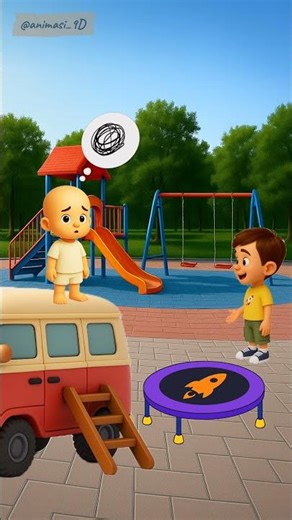 Fun times on the trampoline! 😆 #shorts